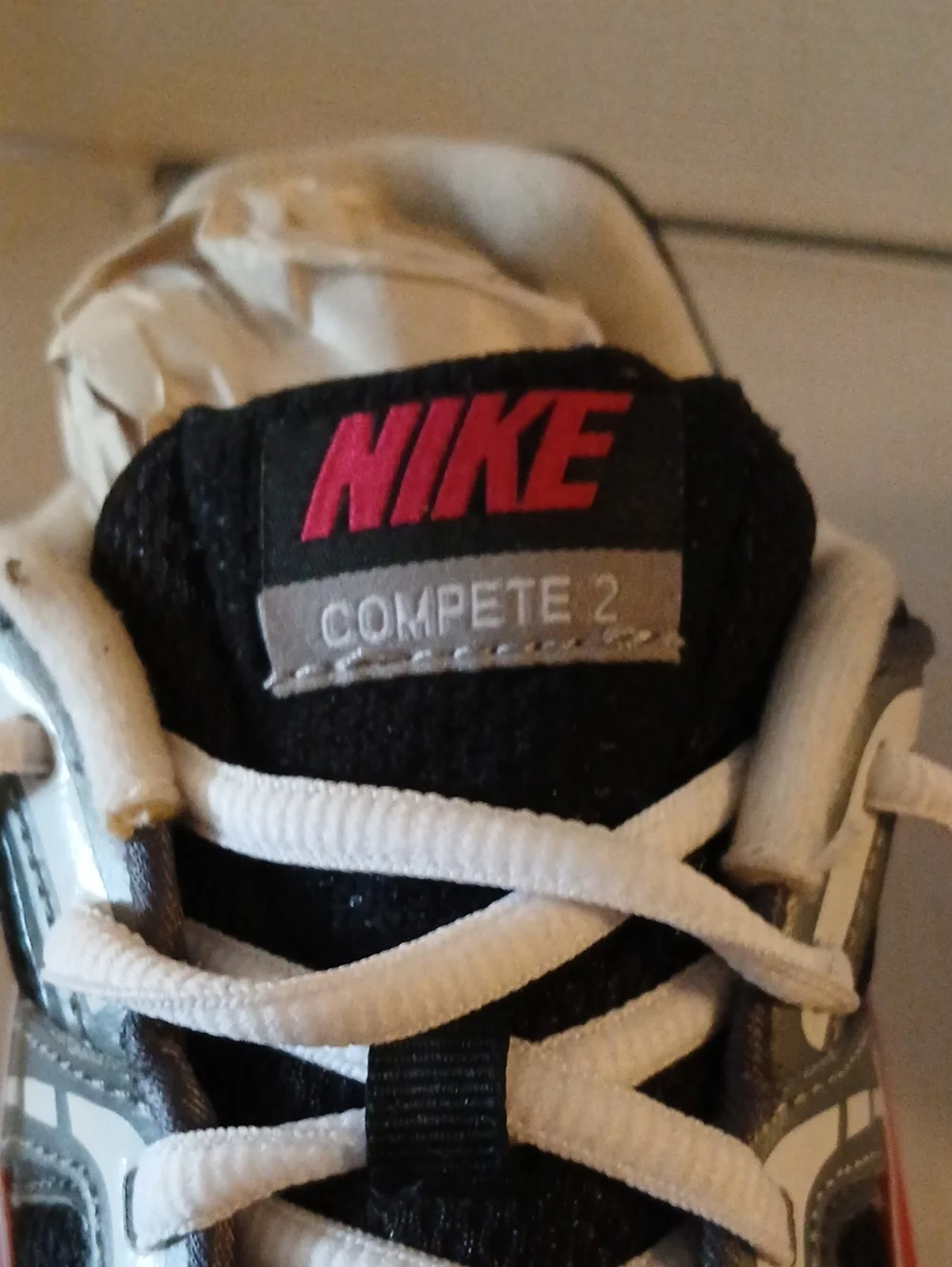 Nike Compete 2 Women’s Black, Gray & Red Athletic Running Shoes